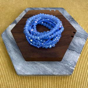 Bracelet Pack - Ice Blue Bead