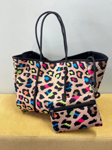 Neoprene Tote - Rainbow Animal