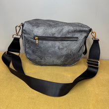 Load image into Gallery viewer, The Roni Nylon Crossbody - Medium Grey Acid Wash
