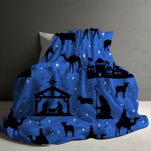 Load image into Gallery viewer, Blanket - Christmas - Nativity - PREORDER
