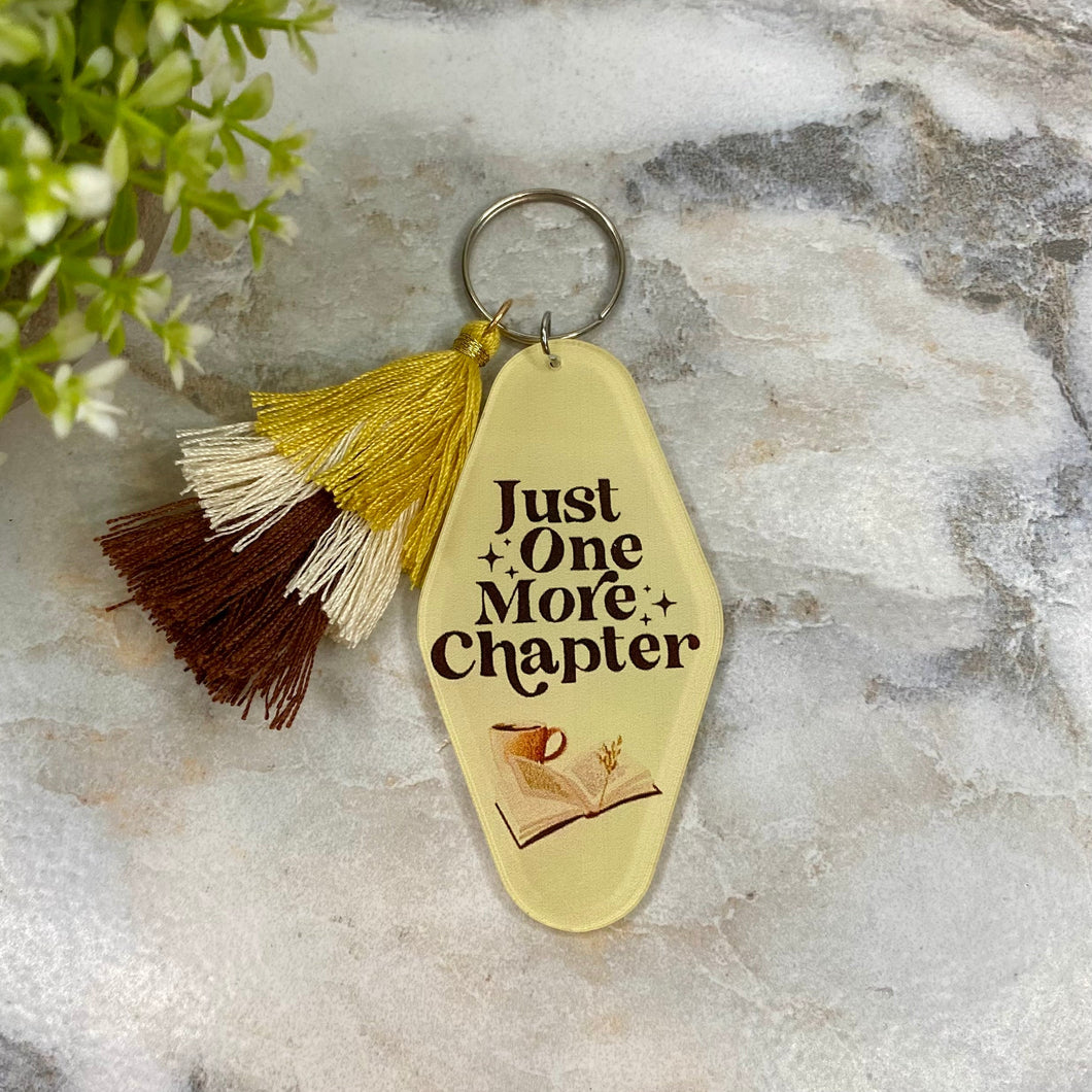 Keychain - Hotel Key - Just One More Chapter