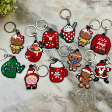 Load image into Gallery viewer, Keychain - Silicone - Large Christmas
