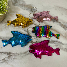 Load image into Gallery viewer, Keychain - Sequin Shark
