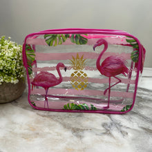 Load image into Gallery viewer, Clear Pouch - Flamingo - #2
