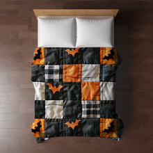 Load image into Gallery viewer, Blanket - Halloween - Quilted Bats
