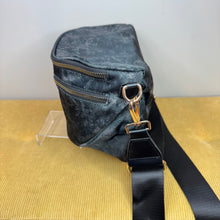 Load image into Gallery viewer, The Roni Nylon Crossbody - Dark Grey / Black Acid Wash
