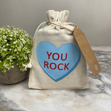 Load image into Gallery viewer, Mini Drawstring - Conversation Hearts Valentine’s Day
