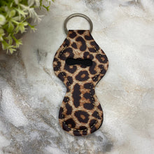 Load image into Gallery viewer, Lip Balm Chapstick Holder - #34 - Large Leopard Print
