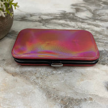 Load image into Gallery viewer, Manicure Nail Case &amp; Set - Solid Holographic
