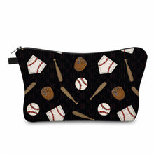 Load image into Gallery viewer, Pouch - Baseball on Black
