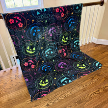 Load image into Gallery viewer, Blanket Halloween #36 - Rainbow Pumpkin
