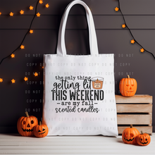 Load image into Gallery viewer, Tote Bag - Halloween - Fall Candles
