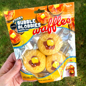 Sticky Bubble Blobbies Toy - Waffles