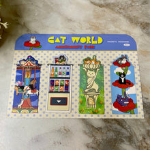 Load image into Gallery viewer, Bookmark - Magnetic, Cat World Amusement
