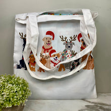 Load image into Gallery viewer, Tote Bag - Christmas - #15 - Dogs
