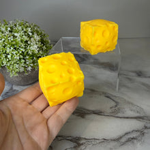 Load image into Gallery viewer, Stress Squishy Toy - Cheese Cube, Small
