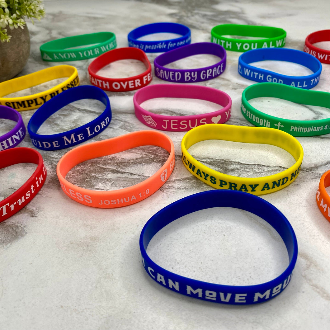 Silicone Bracelet - Religious