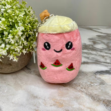 Load image into Gallery viewer, Keychain Toy - Plush Bubble Tea Boba
