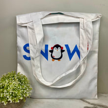 Load image into Gallery viewer, Tote Bag - Christmas/Hanukkah - #45 - Snow Penguin
