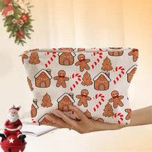 Load image into Gallery viewer, Corduroy Zip Pouch - Christmas - PREORDER 10/28-10/31
