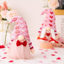 Load image into Gallery viewer, Gnome - Valentine #3 - Pink Heart Hat - PREORDER
