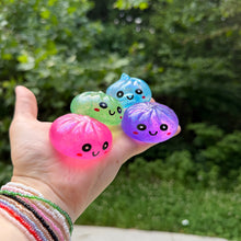 Load image into Gallery viewer, Squishy Toy - Mini Dumpling, Slow Gel Glitter, Single Item
