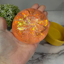 Load image into Gallery viewer, Squishy Toy - Viral Dumpling, Slow Rise Glitter - Orange
