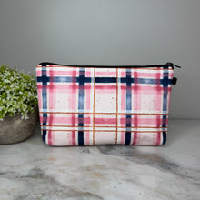 Load image into Gallery viewer, Pouch - Pink Plaid
