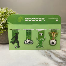 Load image into Gallery viewer, Bookmark - Magnetic, Soccer
