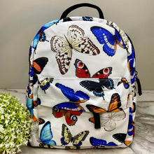 Load image into Gallery viewer, Mini Backpack - Butterfly on White
