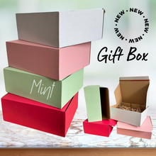 Load image into Gallery viewer, Gift Box with Crinkle Paper - Mint
