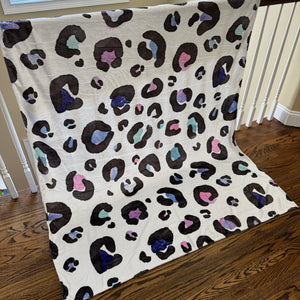 Blanket - Colorful Snow Leopard Print