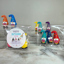Load image into Gallery viewer, Gnome Figurines  - Birthday Assortment (3 pack) - Gnomies Sticker

