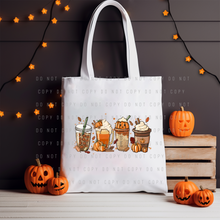 Load image into Gallery viewer, Tote Bag - Pumpkin Coffee
