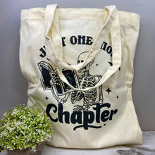 Load image into Gallery viewer, Tote Bag - Skeleton Books - #4
