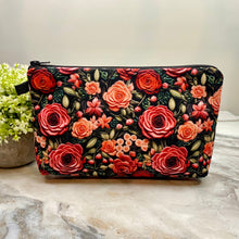 Load image into Gallery viewer, Pouch - Embroidery Rose Floral
