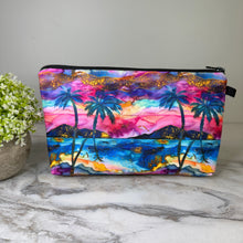 Load image into Gallery viewer, Pouch - Summer Sunset Palm Tree
