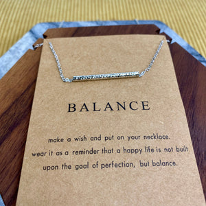 Necklace - Make A Wish - Balance