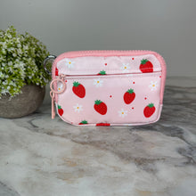 Load image into Gallery viewer, Rue - Nylon Wristlet Wallet - Pink Strawberry Daisy
