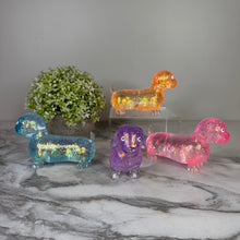 Load image into Gallery viewer, Squishy Toy - Glitter Weiner Dog
