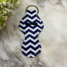 Load image into Gallery viewer, Lip Balm Chapstick Holder - #39 - Navy Chevron
