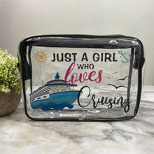 Load image into Gallery viewer, Clear Pouch - Cruise - Just A Girl
