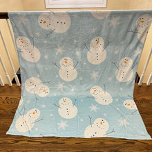 Load image into Gallery viewer, Blanket - Christmas - Snowman
