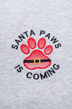 Load image into Gallery viewer, PREORDER: Santa Paws Embroidered Sweatshirt
