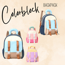 Load image into Gallery viewer, The Colorblock Backpack - PREORDER 3/18-3/21
