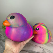 Load image into Gallery viewer, Squishy Toy - Rubber Duck, Jumbo Tie Dye

