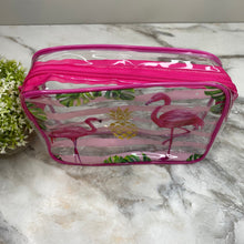 Load image into Gallery viewer, Clear Pouch - Flamingo - #2
