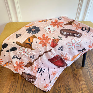Blanket - Magic Floral Suitcase