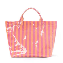 Load image into Gallery viewer, April Vinyl Tote Bag - Stripes
