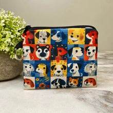 Load image into Gallery viewer, Mini Pouch - Dog Squares

